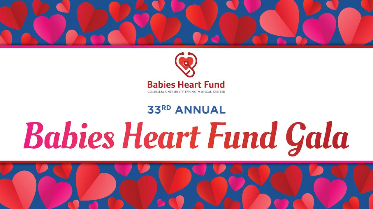 Babies Heart Fund Gala Office of Development