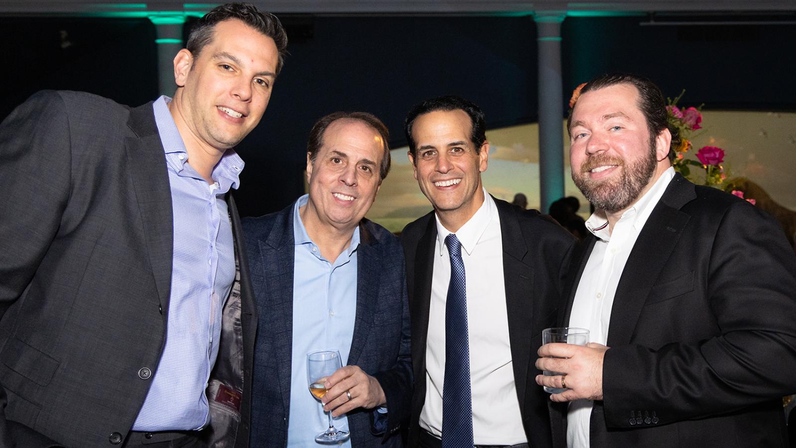 Gentlemen pose at the children's health gala