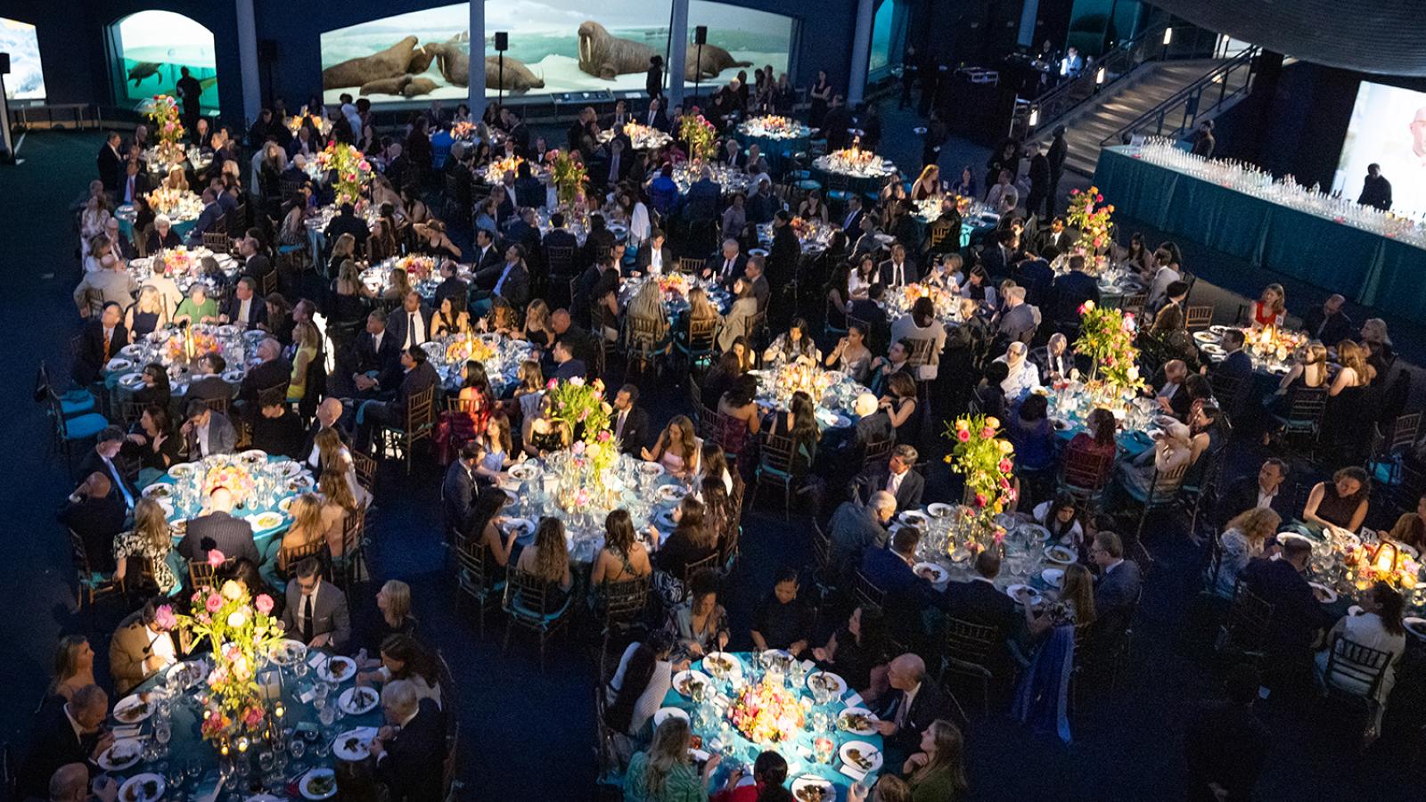 tables at a gala